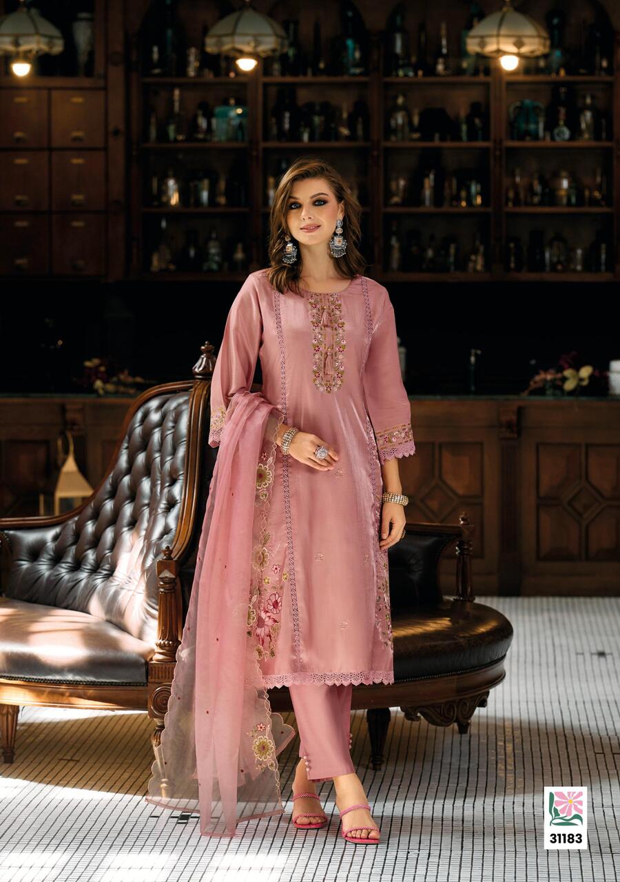 Lady Leela Saaz Embroidery Salwar Kameez Catalog collection 14