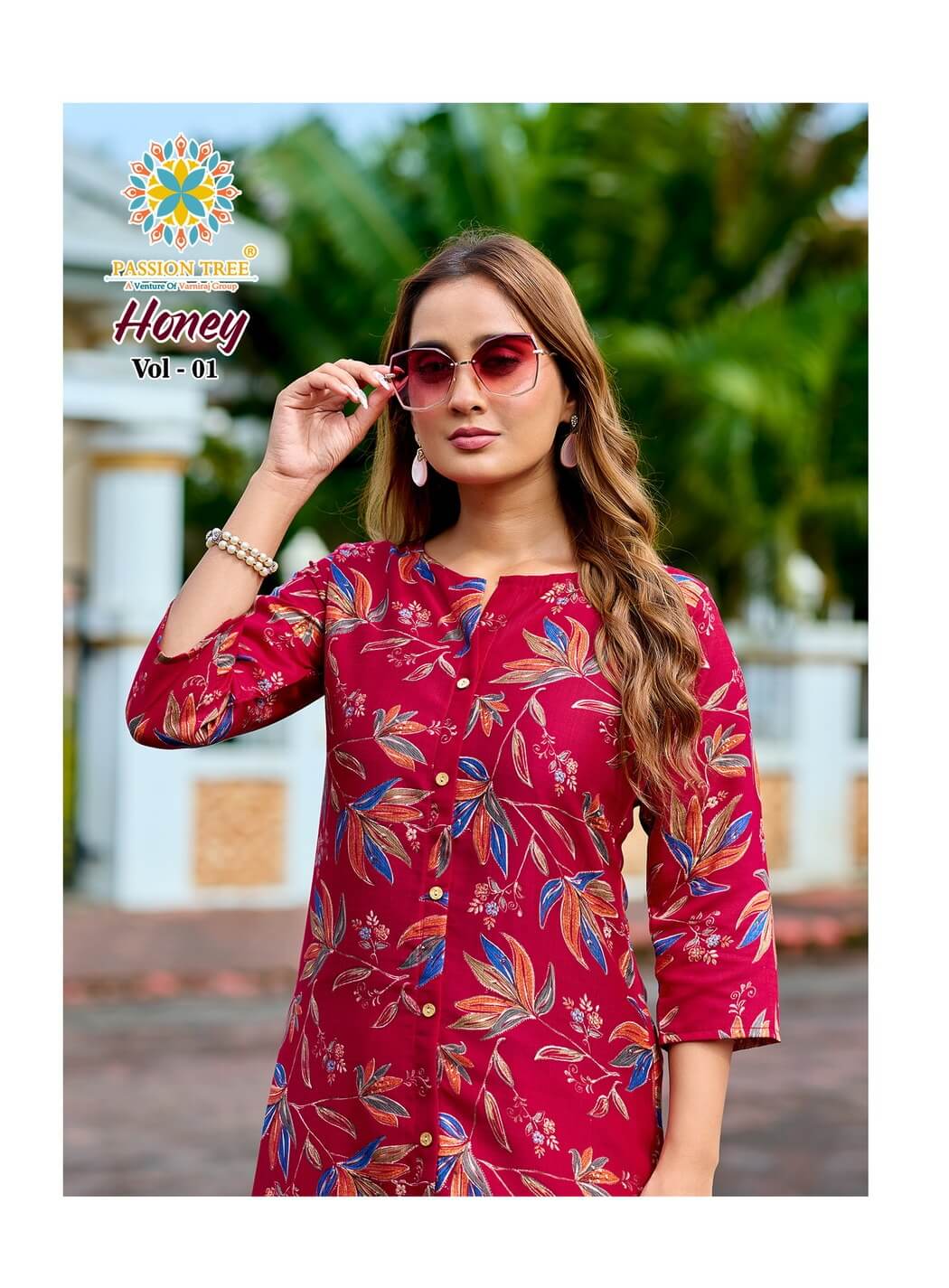 Passion Tree Honey Kurtis With Bottom Catalog collection 8