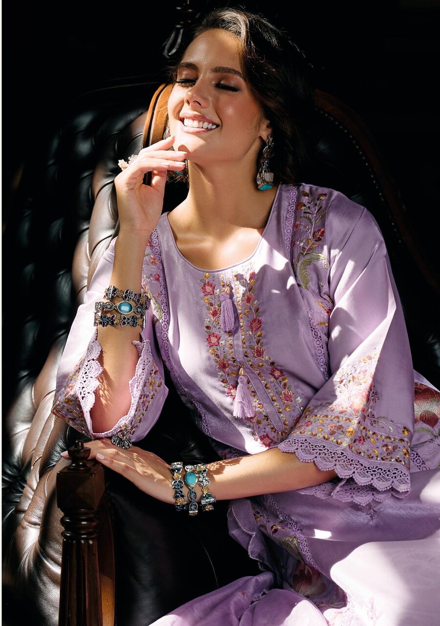 Lady Leela Saaz Embroidery Salwar Kameez Catalog collection 6