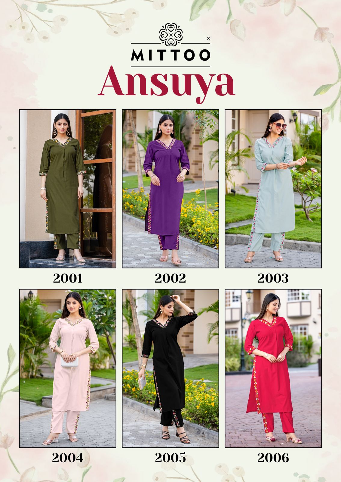 Mittoo Kurti Ansuya Kurtis With Bottom Catalog collection 3