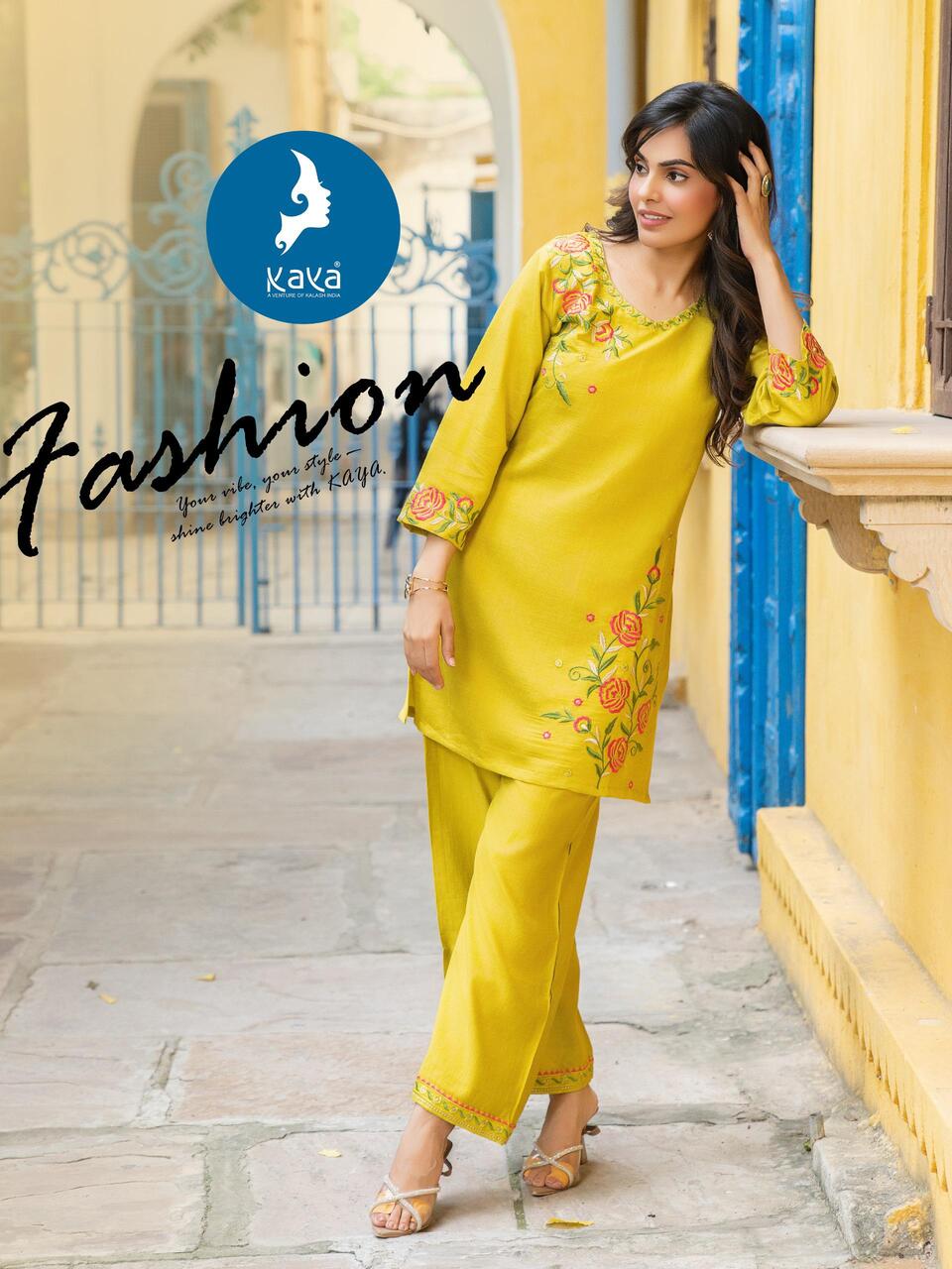 Kaya Kurti Mintoo Co Ord Set Catalog collection 8