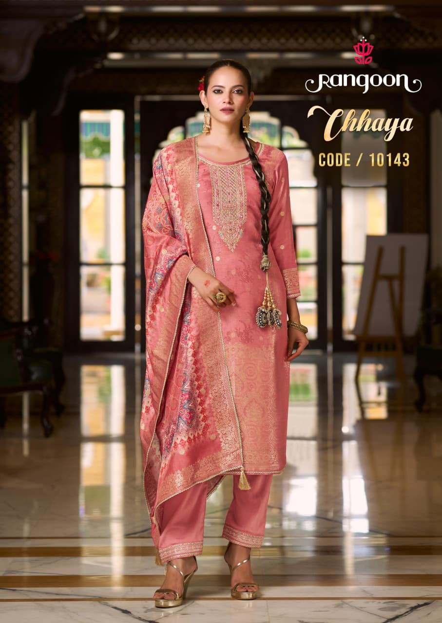 Rangoon Chhaya Embroidery Salwar Kameez Catalog collection 2