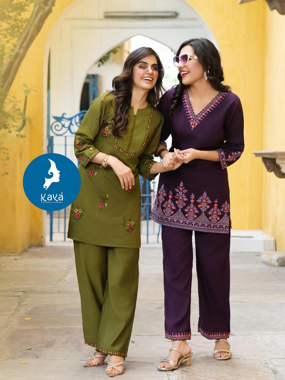 Kaya Kurti Mintoo Co Ord Set Catalog collection 9