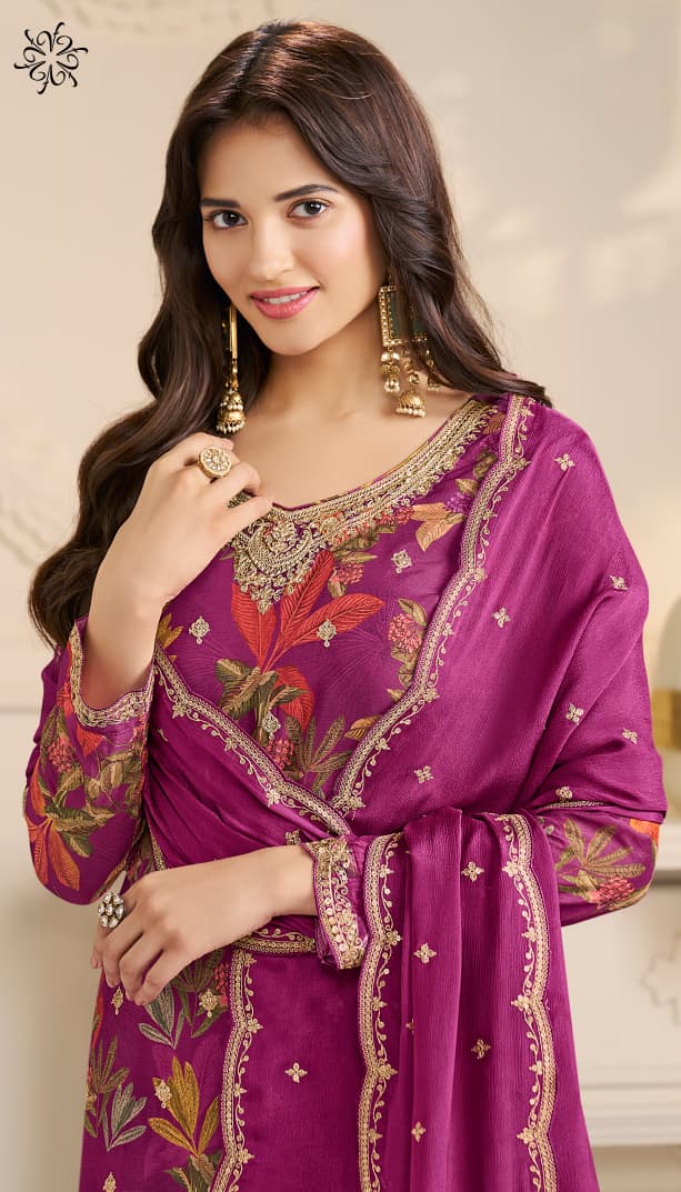 Kuleesh By Vinay Gun Gun Dress Materials Size Set collection 7