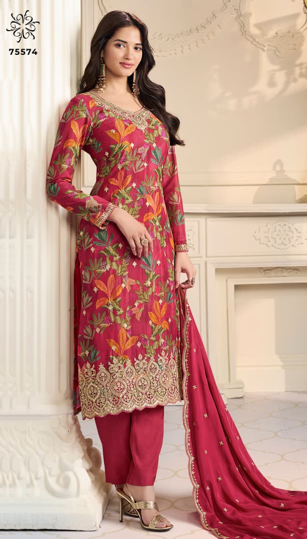 Kuleesh By Vinay Gun Gun Dress Materials Size Set collection 3