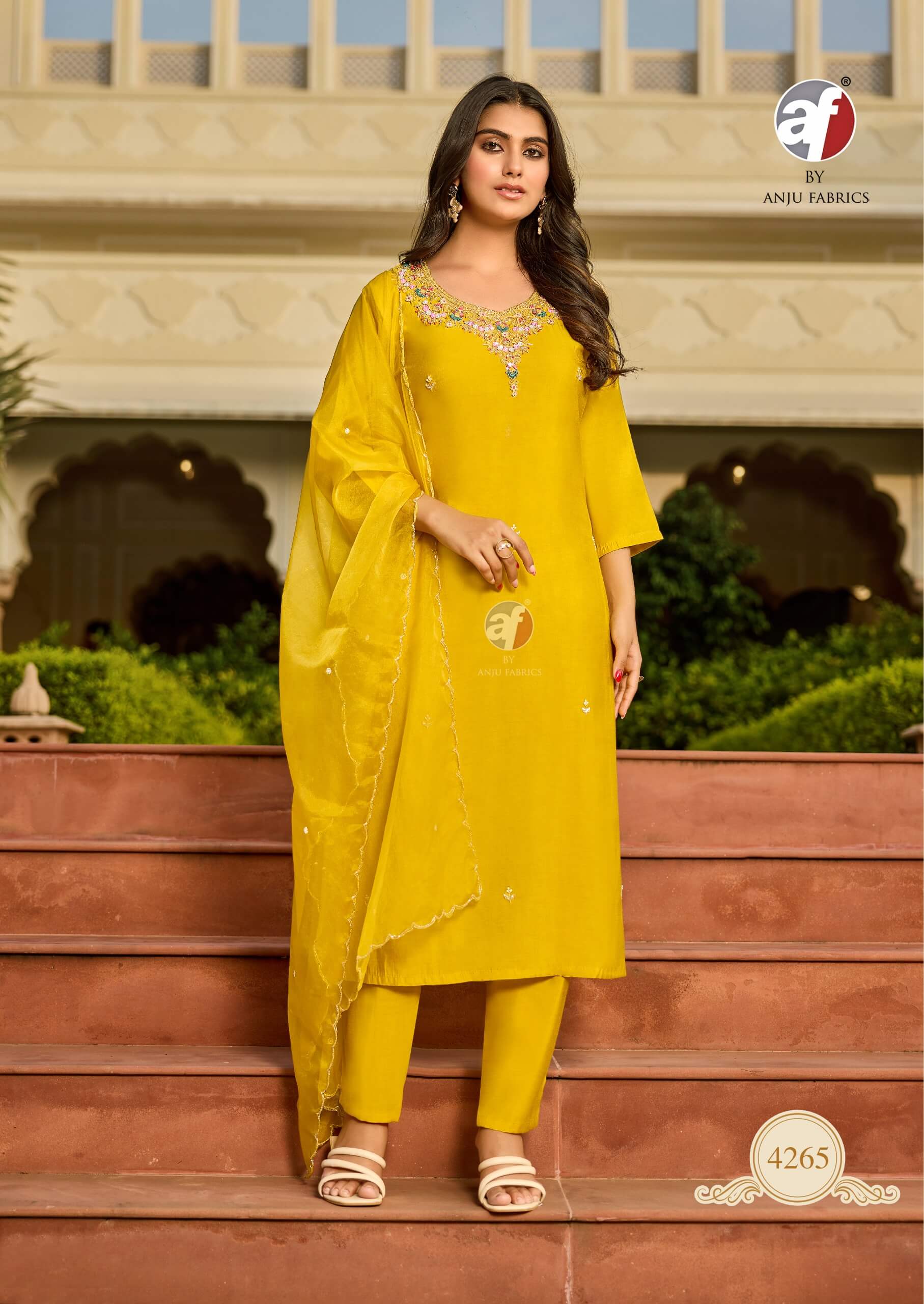 Anju Fabrics Mayra Vol 7 Readymade Dress Catalog collection 3