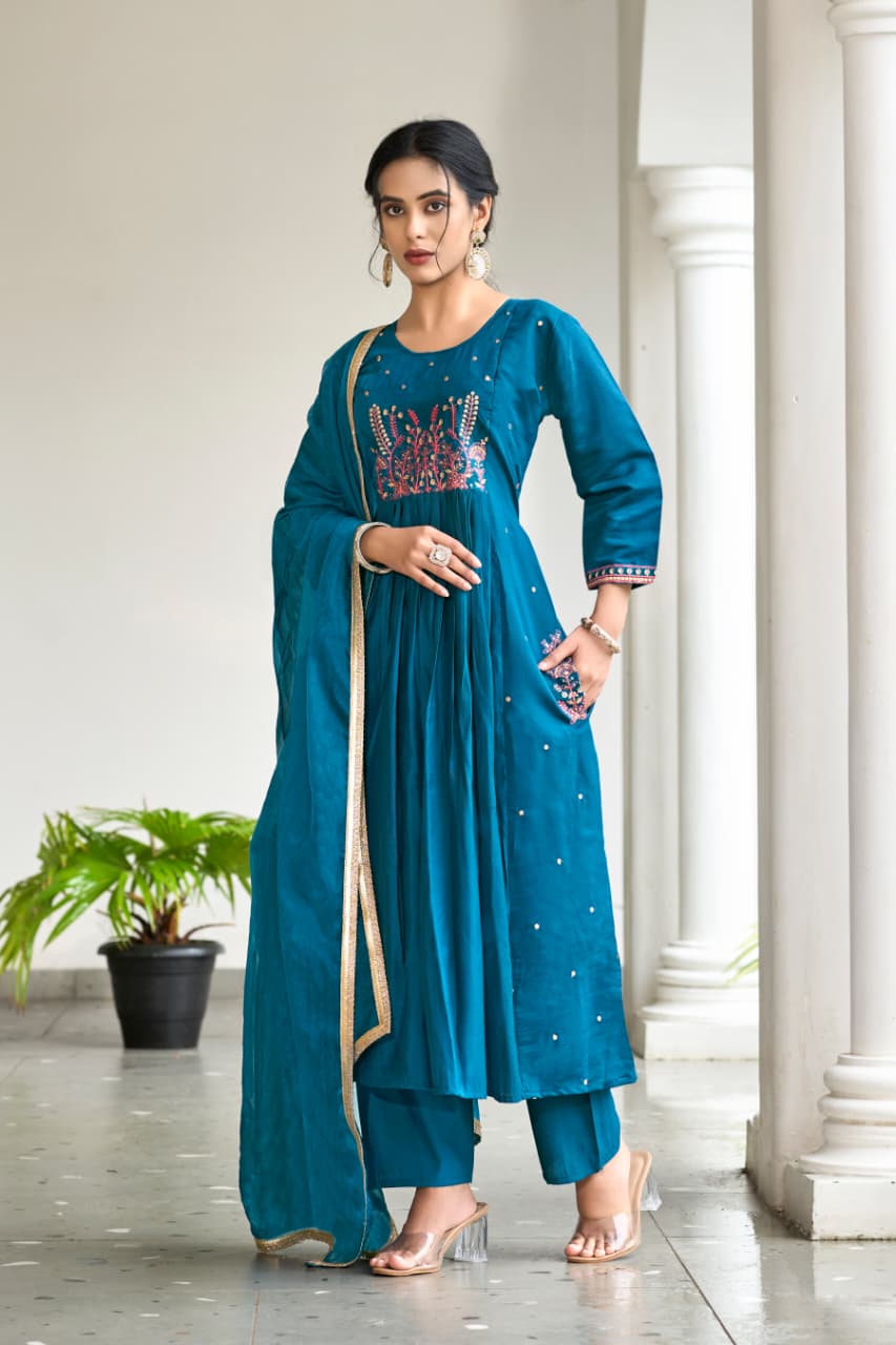 Ossm Gulzar Embroidery Salwar Kameez Catalog collection 4