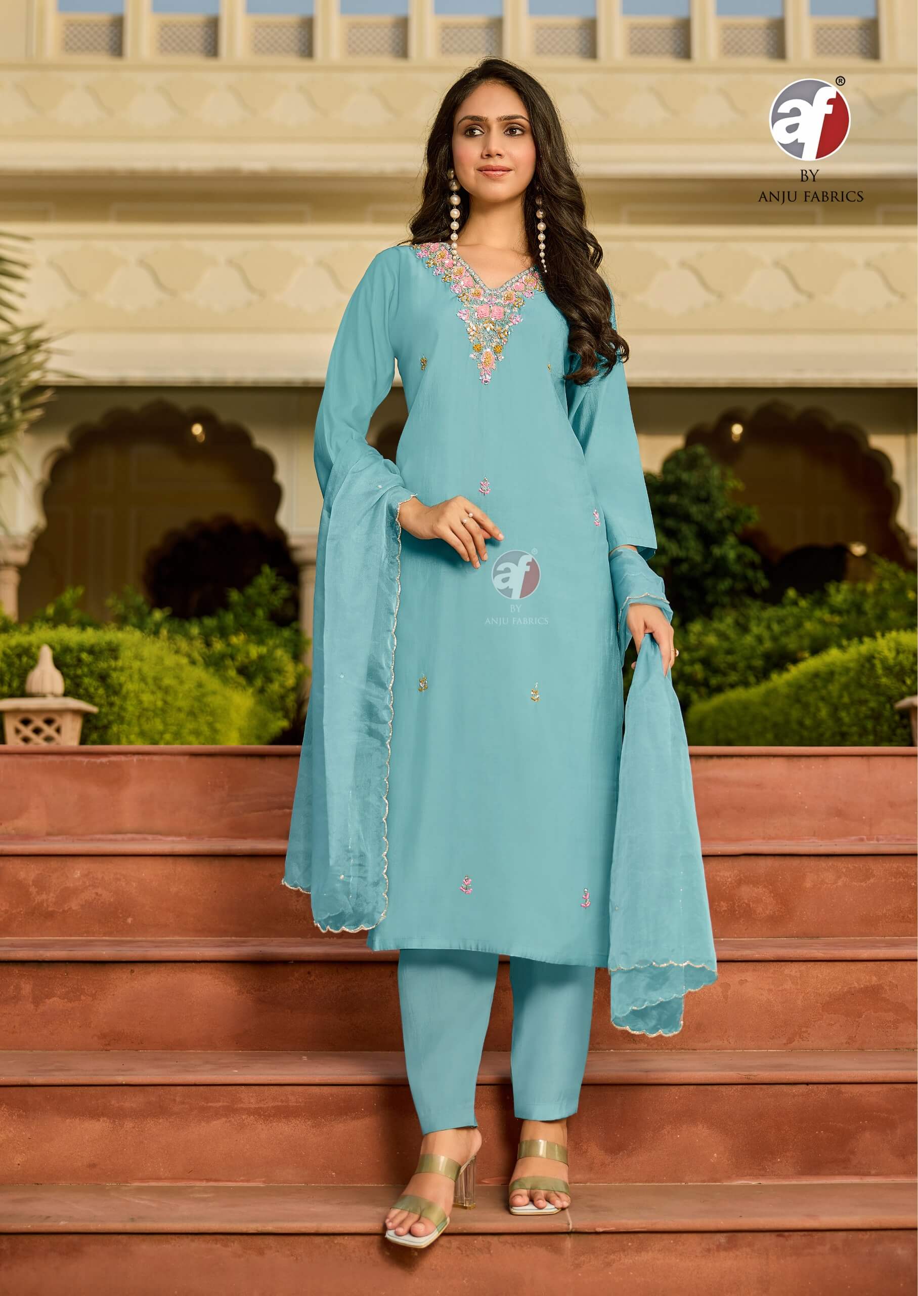 Anju Fabrics Mayra Vol 7 Readymade Dress Catalog collection 7