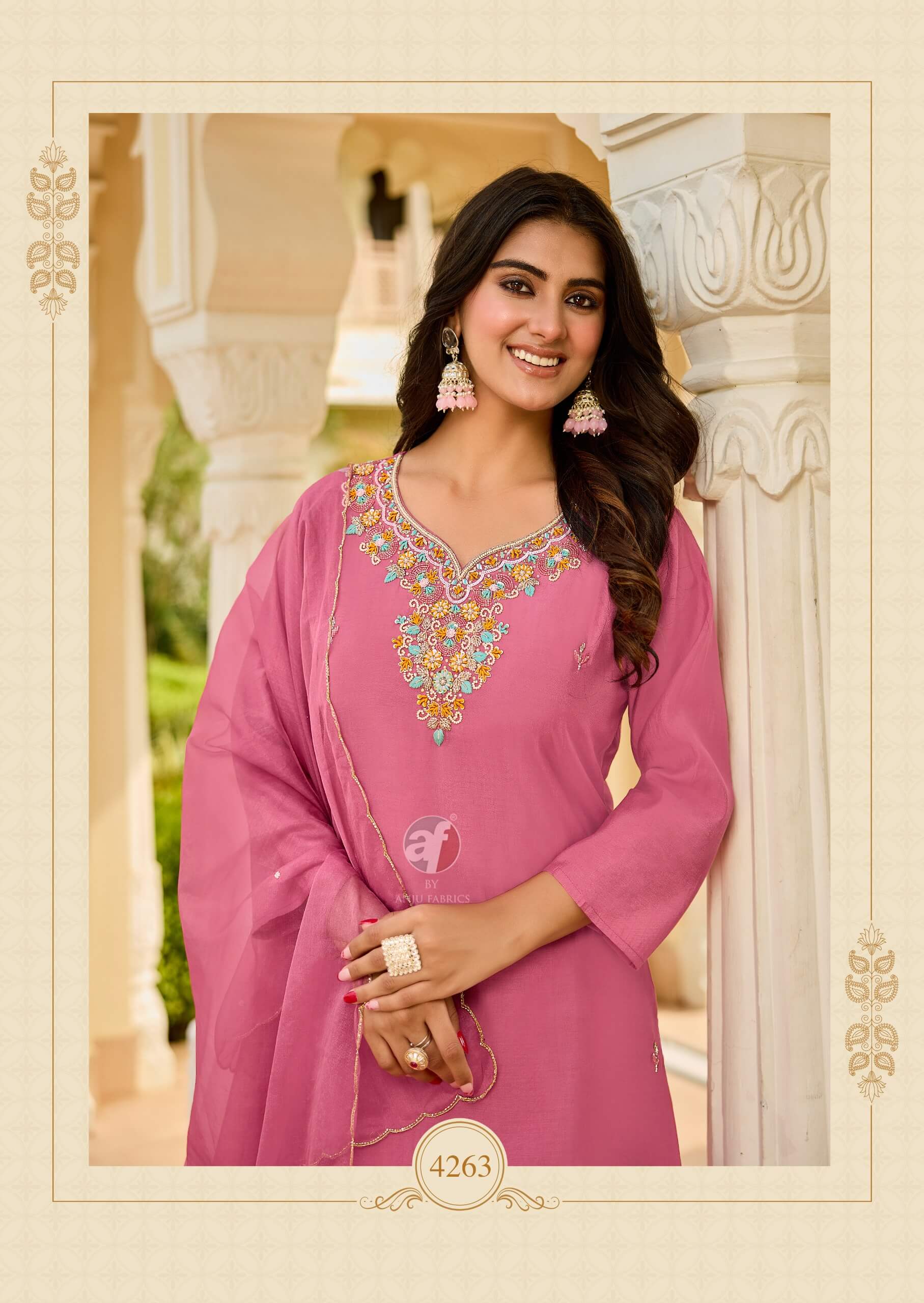 Anju Fabrics Mayra Vol 7 Readymade Dress Catalog collection 15
