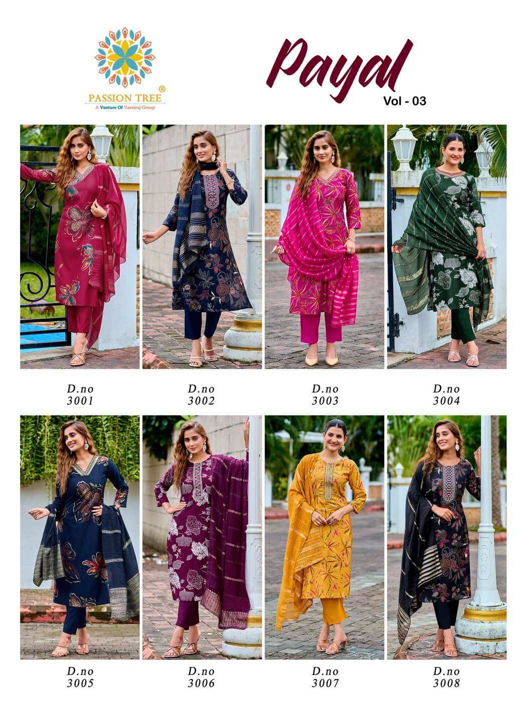 Passion Tree Payal Vol 3 Readymade Dress Catalog collection 10