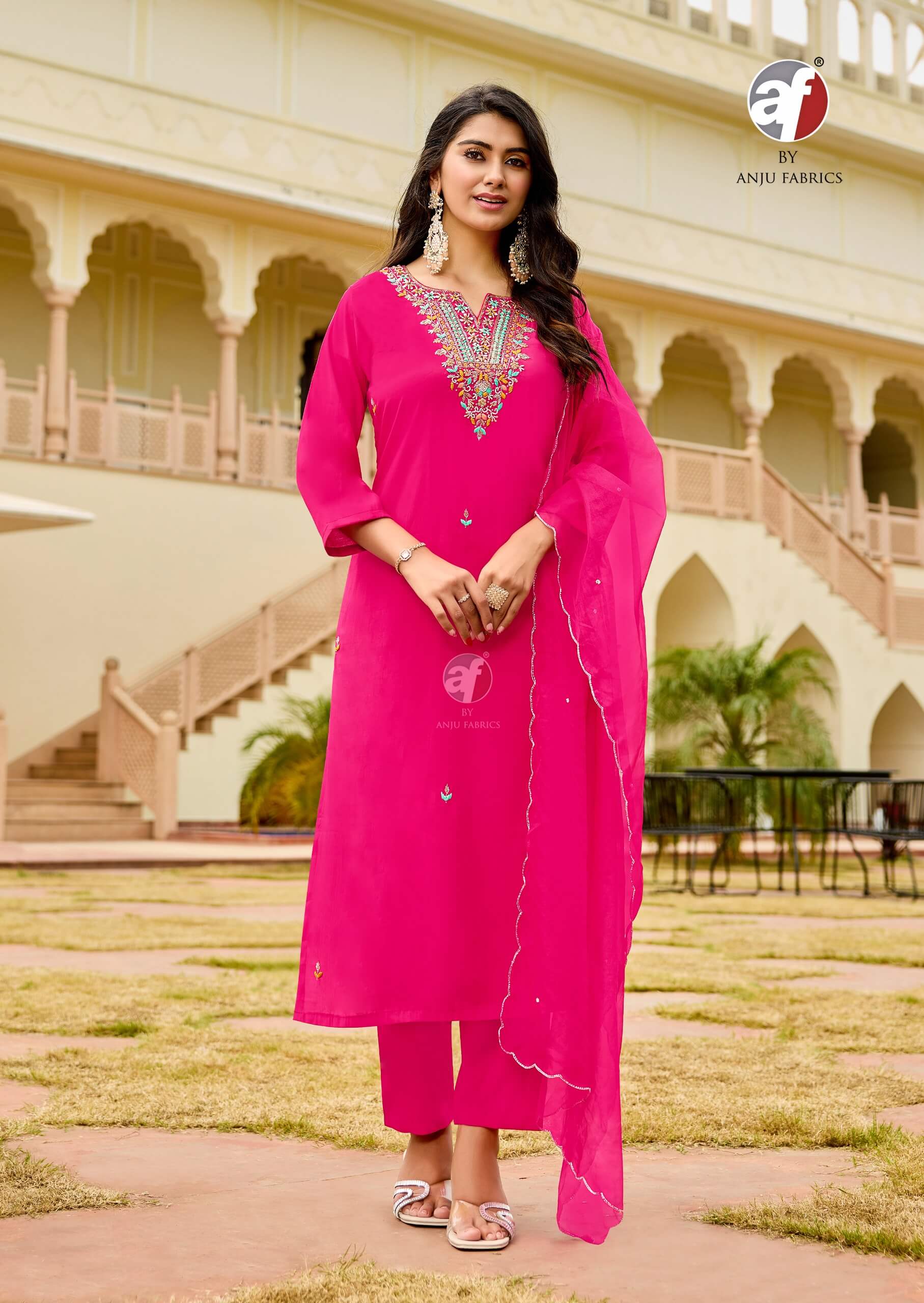 Anju Fabrics Mayra Vol 7 Readymade Dress Catalog collection 12
