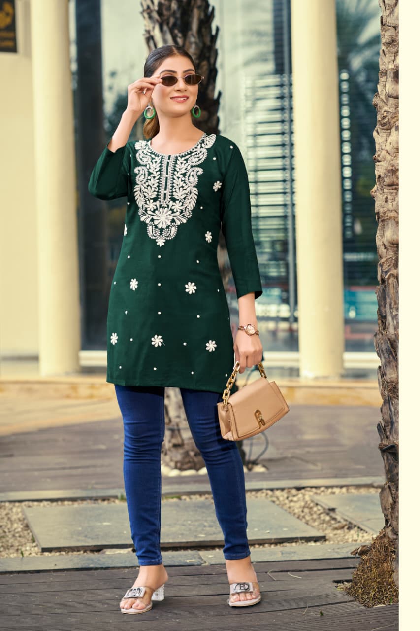 Ossm Nora Vol 7 Rayon Kurti Catalog collection 7