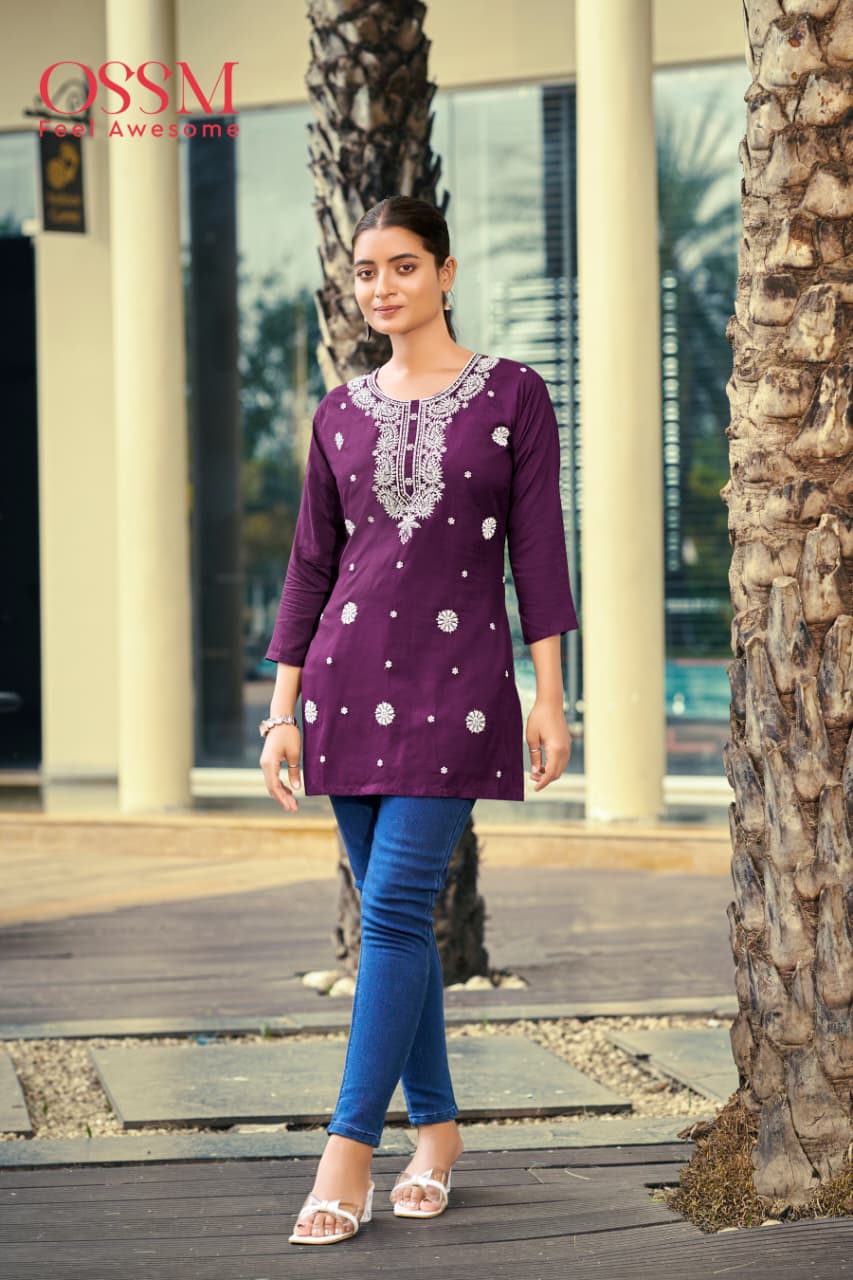 Ossm Nora Vol 7 Rayon Kurti Catalog collection 4