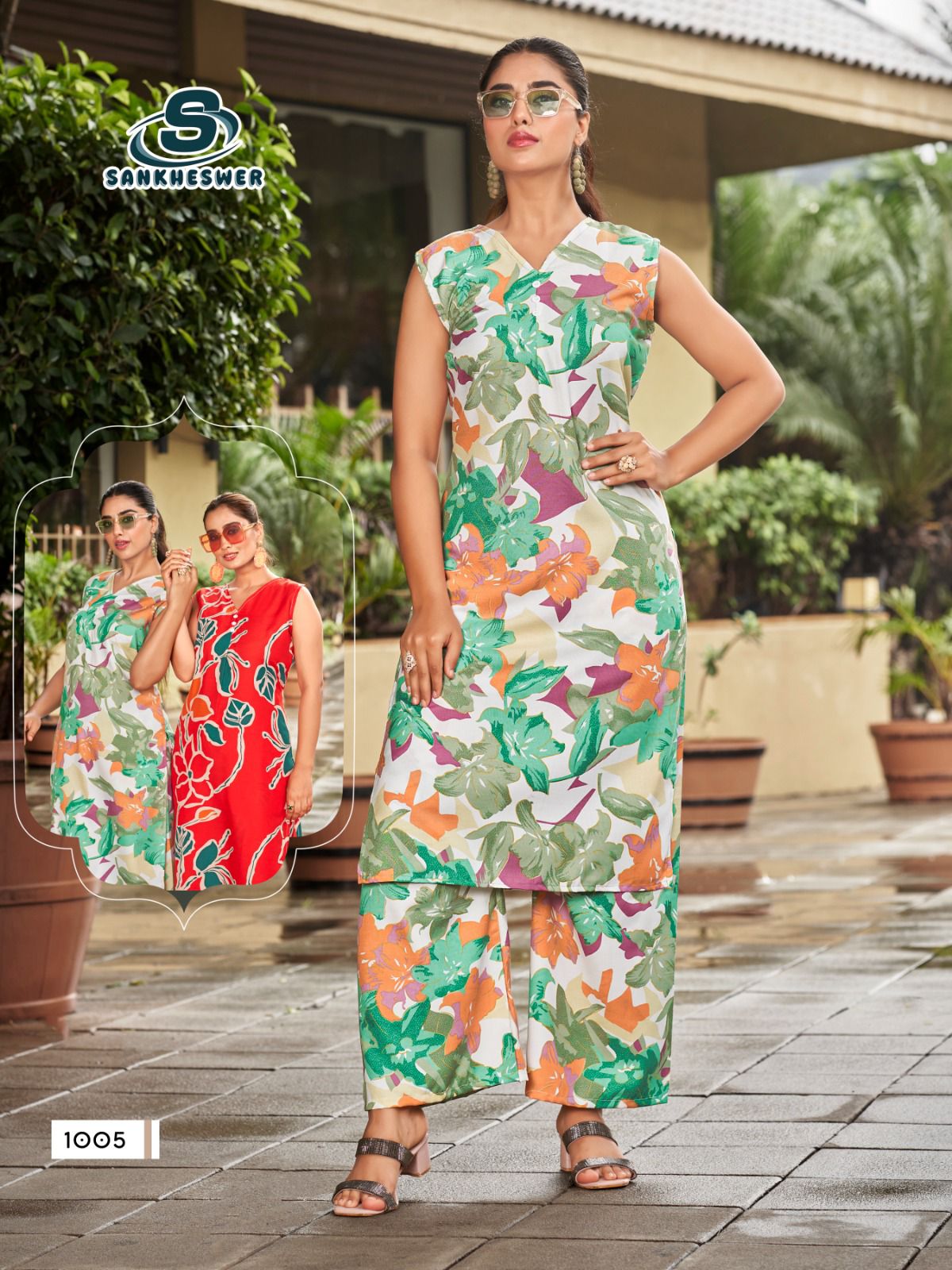 Sankheswer Impex Tetema Kurtis With Bottom Catalog collection 3