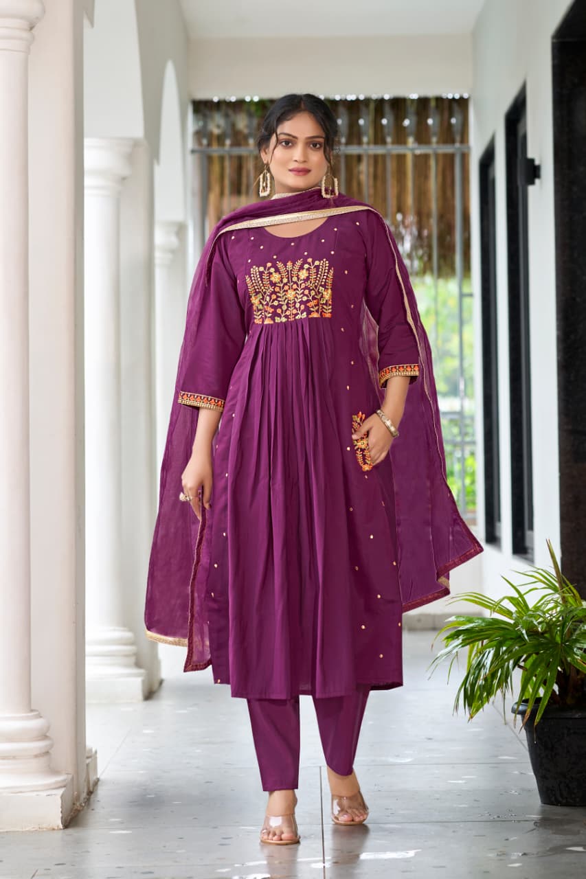 Ossm Gulzar Embroidery Salwar Kameez Catalog collection 6