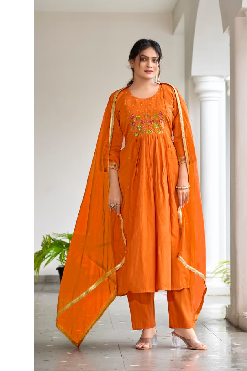 Ossm Gulzar Embroidery Salwar Kameez Catalog collection 2
