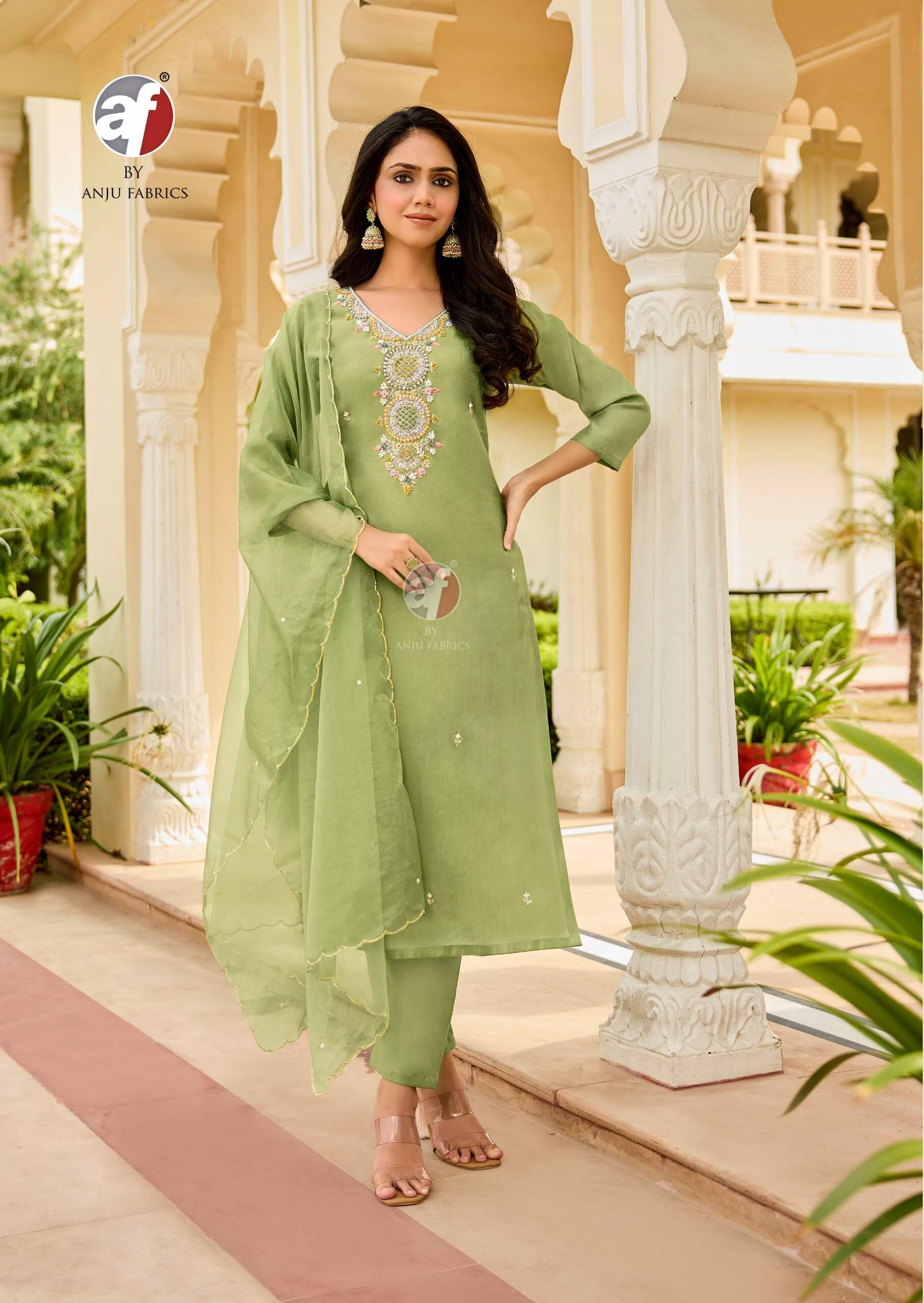 Anju Fabrics Mayra Vol 7 Readymade Dress Catalog collection 4