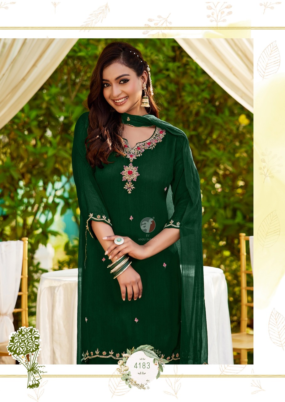 Anju Fabrics Rasm Vol 7 Readymade Dress Catalog collection 6