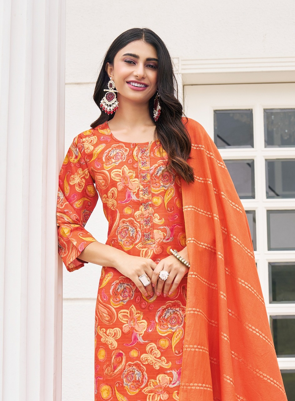 Radhika Lifestyle Alexa Vol 5 Printed Salwar Kameez Catalog collection 4