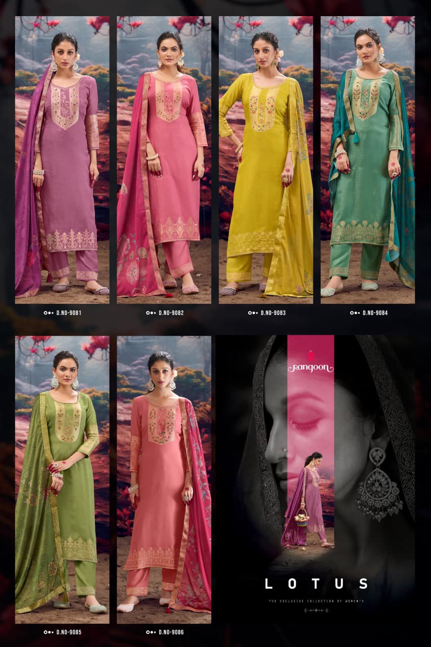 Rangoon Lotus Readymade Dress Catalog collection 6