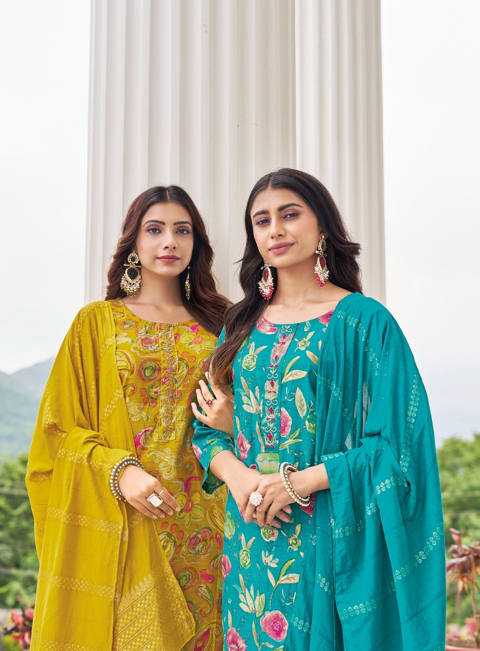 Radhika Lifestyle Alexa Vol 5 Printed Salwar Kameez Catalog collection 15