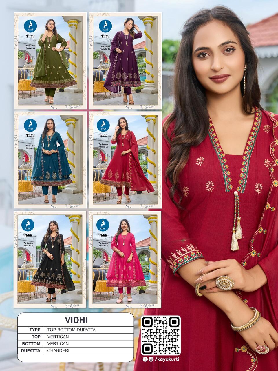 Kaya Kurti Vidhi Anarkali Suits Catalog collection 5