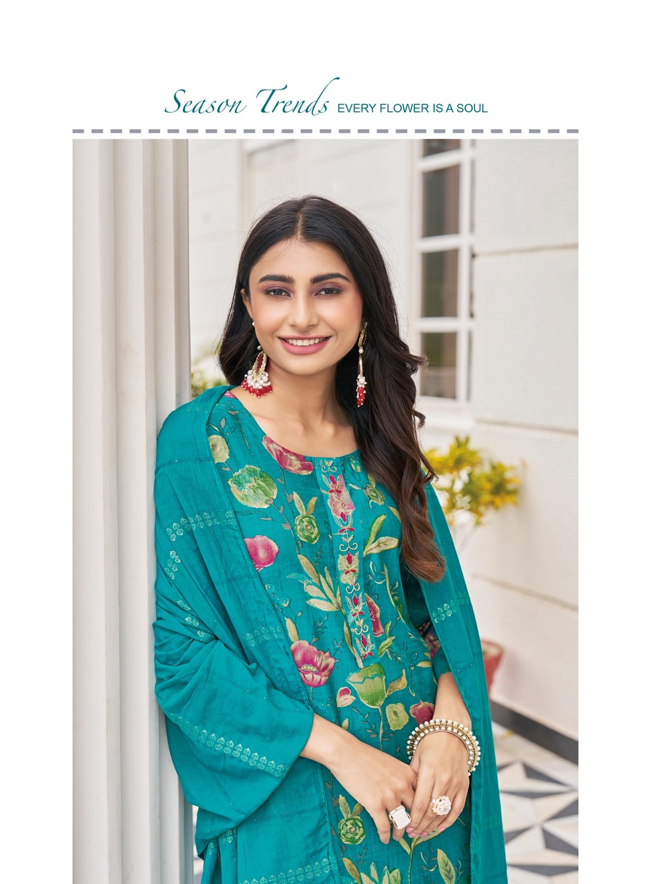 Radhika Lifestyle Alexa Vol 5 Printed Salwar Kameez Catalog collection 8