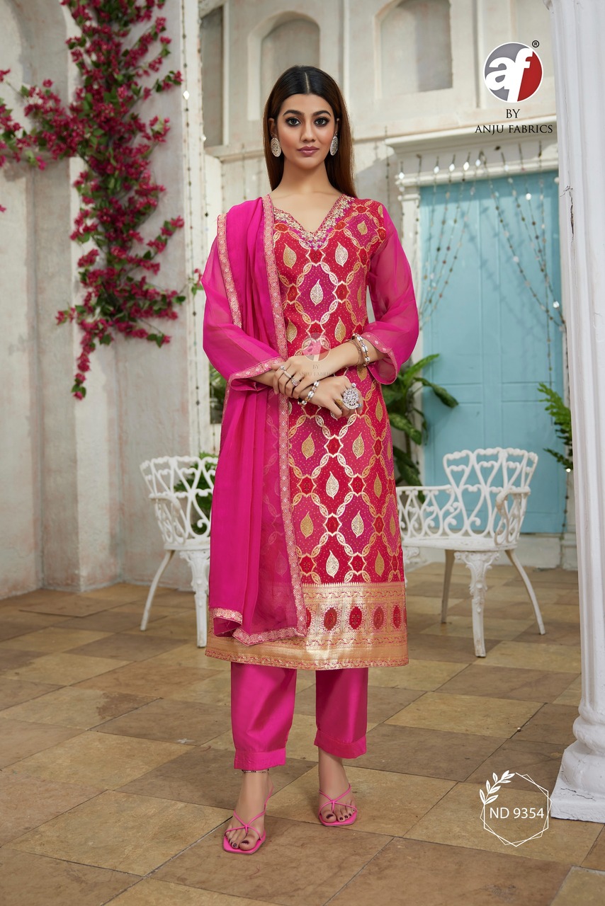 Anju Fabrics Festival Readymade Dress Size Set collection 2