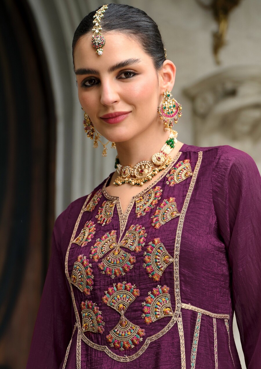 Lily lali karwa Anarkali Embroidery Salwar Kameez Catalog collection 3