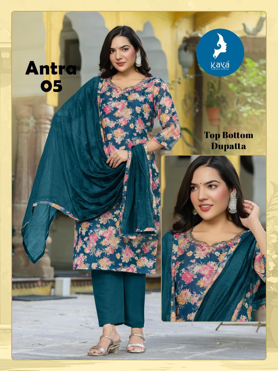 Kaya Kurti Antra Printed Salwar Kameez Catalog collection 8