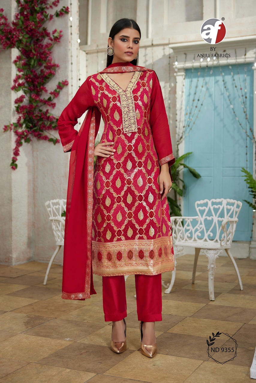 Anju Fabrics Festival Readymade Dress Size Set collection 3