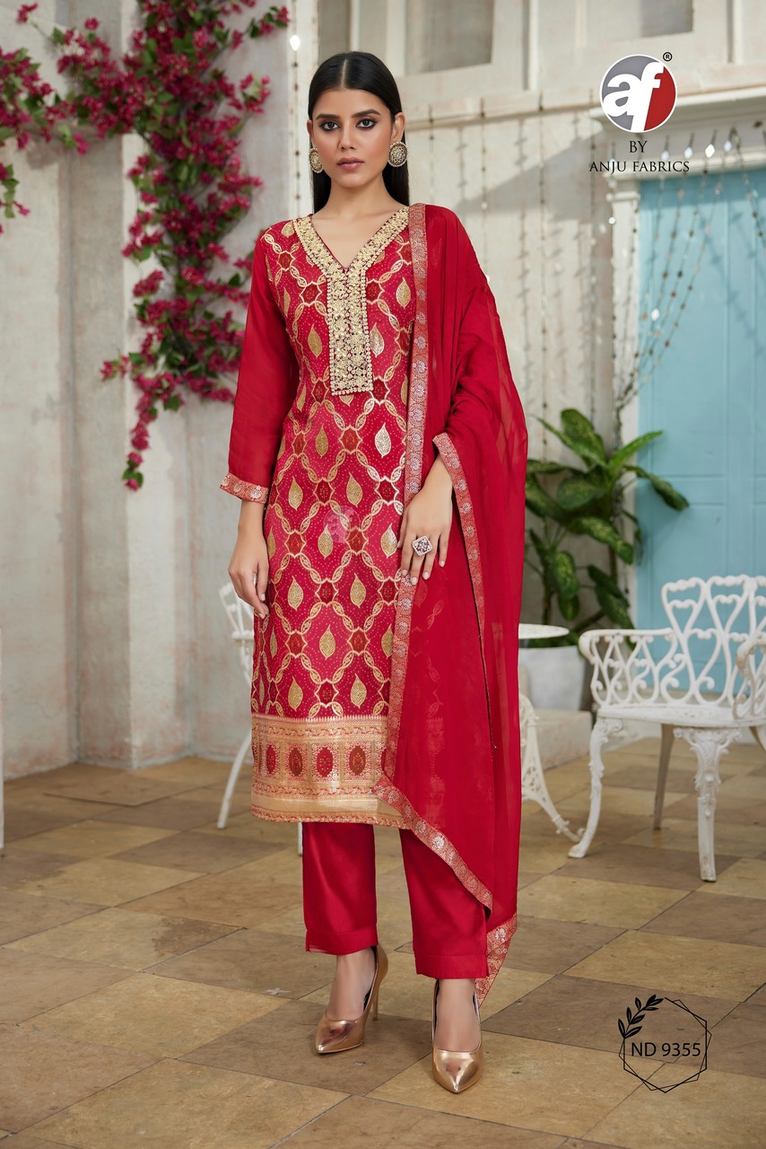 Anju Fabrics Festival Readymade Dress Size Set collection 4