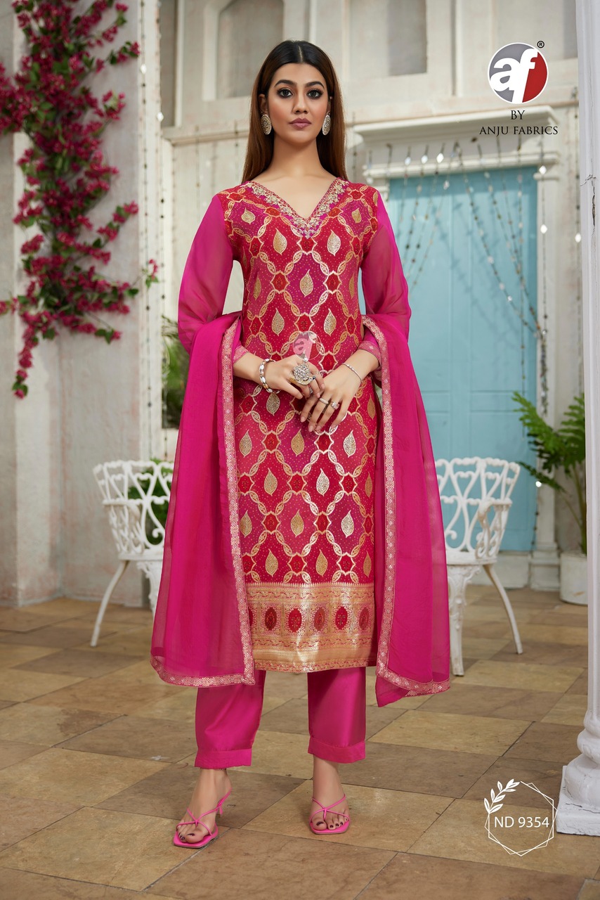 Anju Fabrics Festival Readymade Dress Size Set collection 1