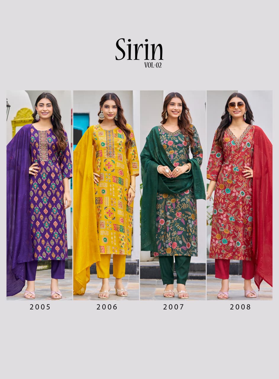 Radhika Lifestyle Sirin  Vol 2  Printed Salwar Kameez Catalog collection 10