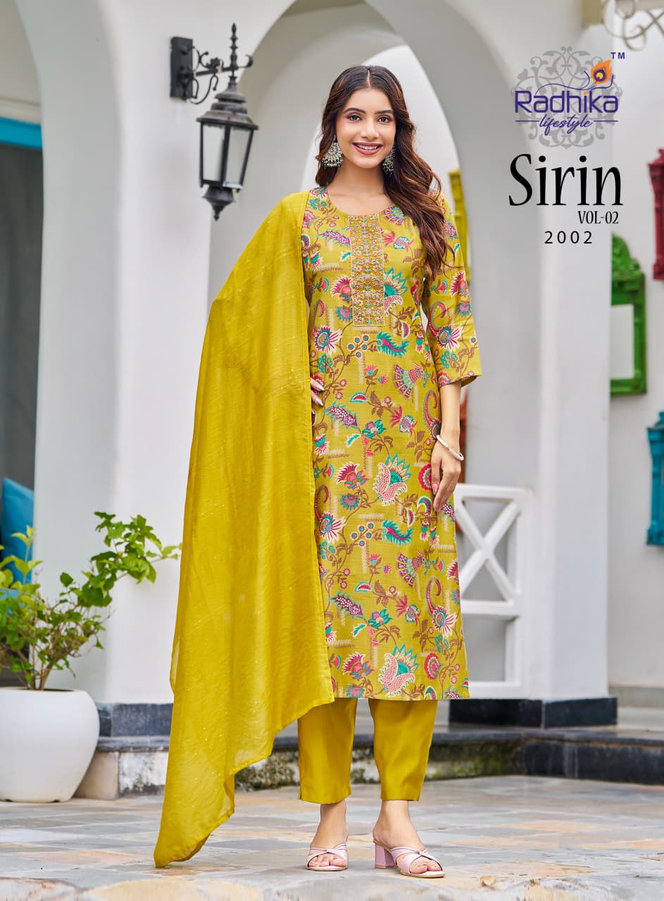 Radhika Lifestyle Sirin  Vol 2  Printed Salwar Kameez Catalog collection 8