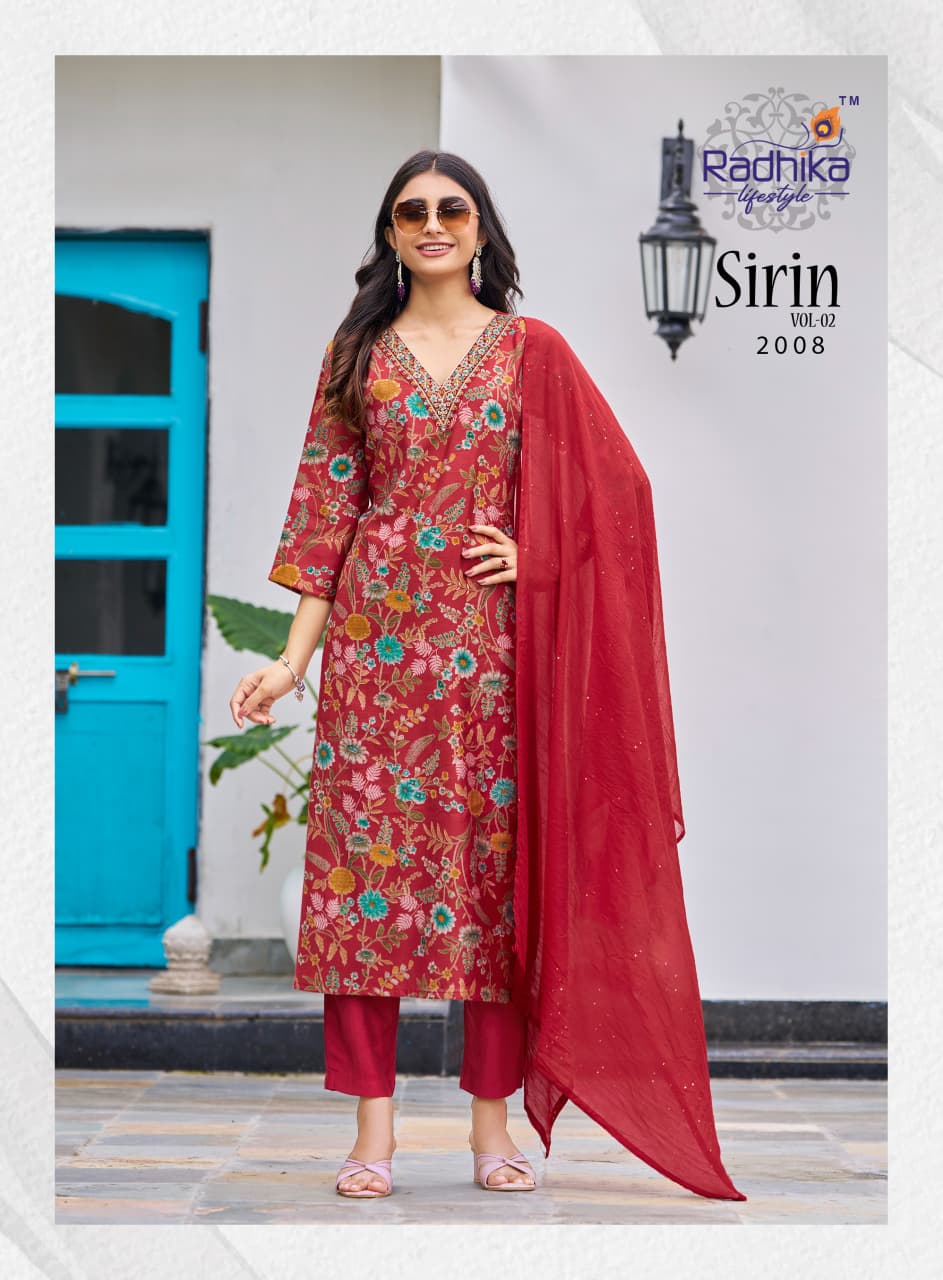 Radhika Lifestyle Sirin  Vol 2  Printed Salwar Kameez Catalog collection 2