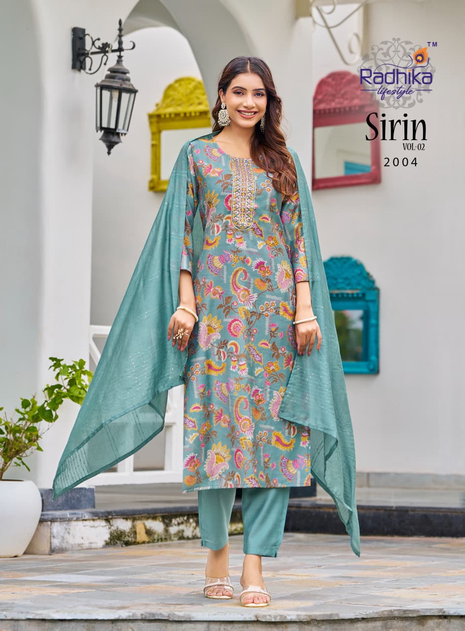 Radhika Lifestyle Sirin  Vol 2  Printed Salwar Kameez Catalog collection 6
