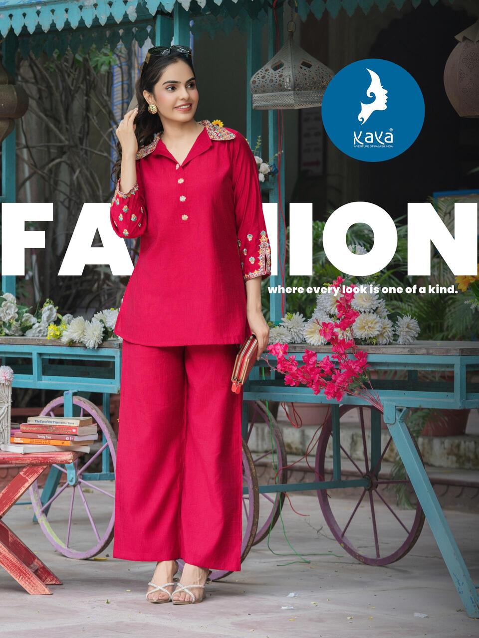 Kaya Kurti Kiyana Co Ord Set Catalog collection 4