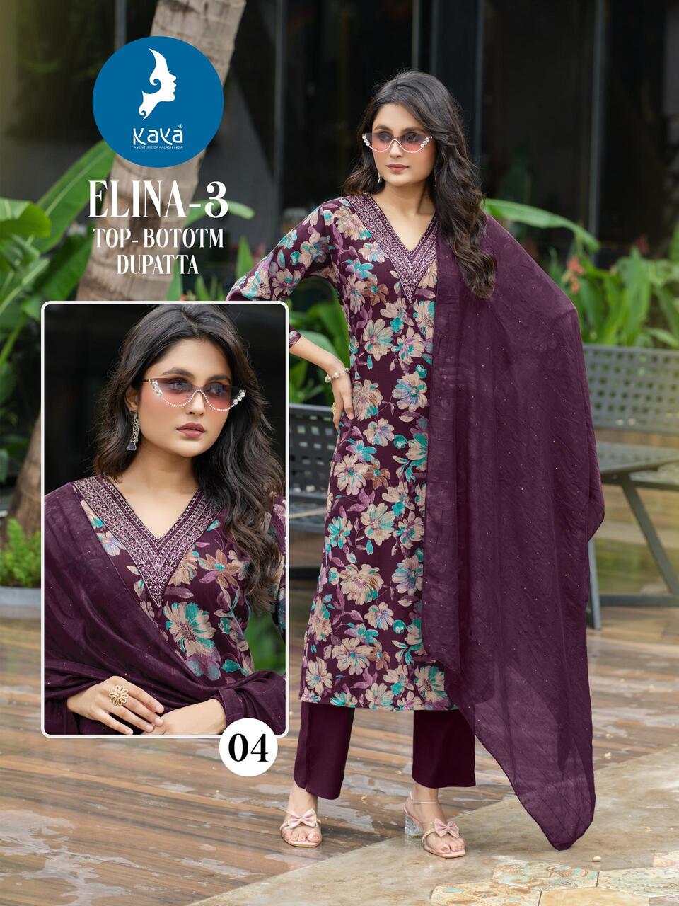 Kaya Kurti Elina Vol 3 Printed Salwar Kameez Catalog collection 6