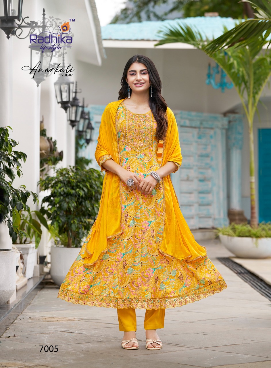 Radhika Lifestyle Anarkali Vol 7 Readymade Dress Catalog collection 2