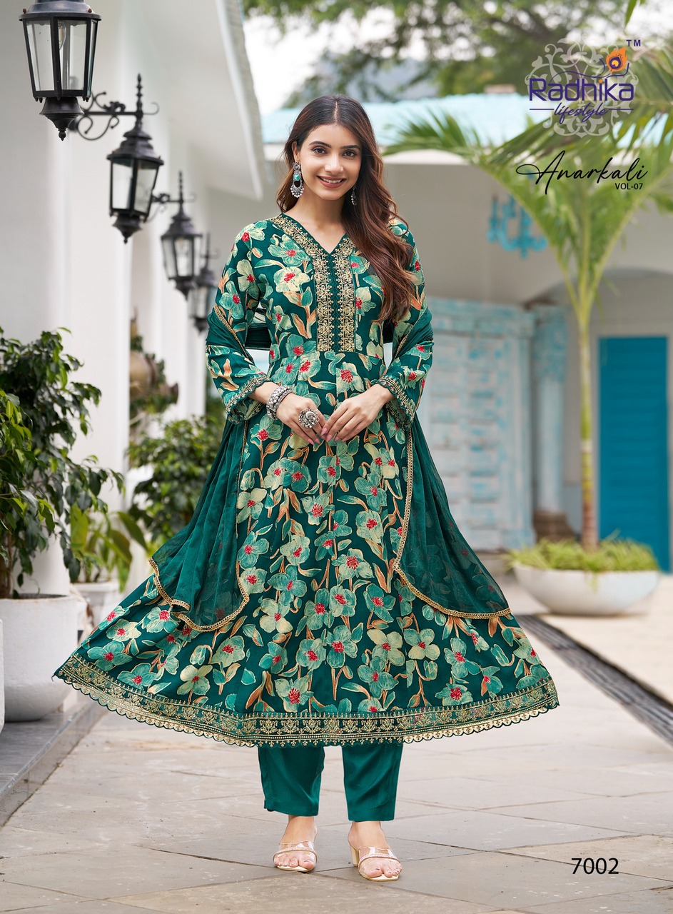 Radhika Lifestyle Anarkali Vol 7 Readymade Dress Catalog collection 9
