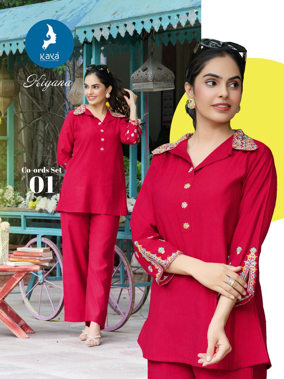 Kaya Kurti Kiyana Co Ord Set Catalog collection 7