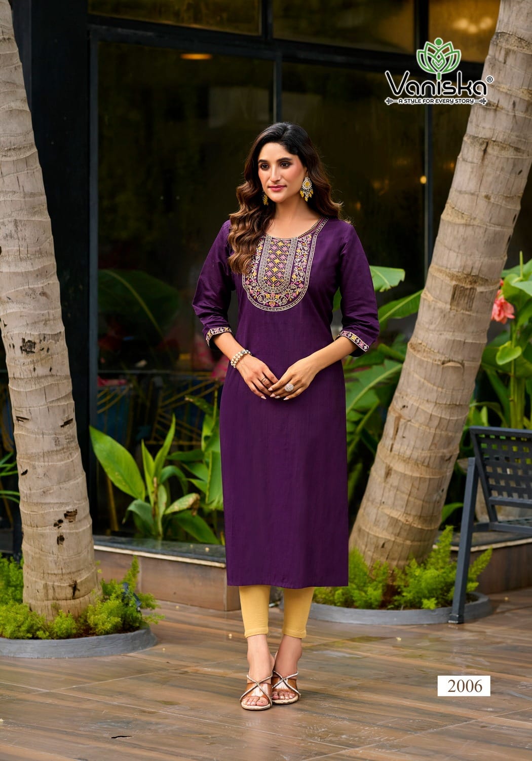 Vaniska Five Star Vol 2 Embroidery Kurti Catalog collection 5
