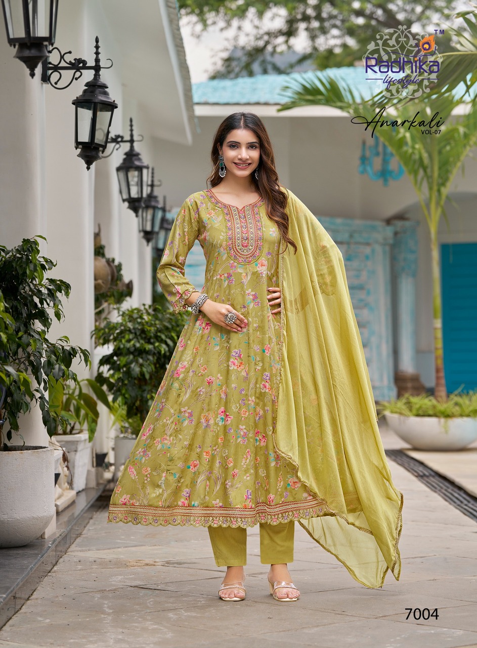 Radhika Lifestyle Anarkali Vol 7 Readymade Dress Catalog collection 5