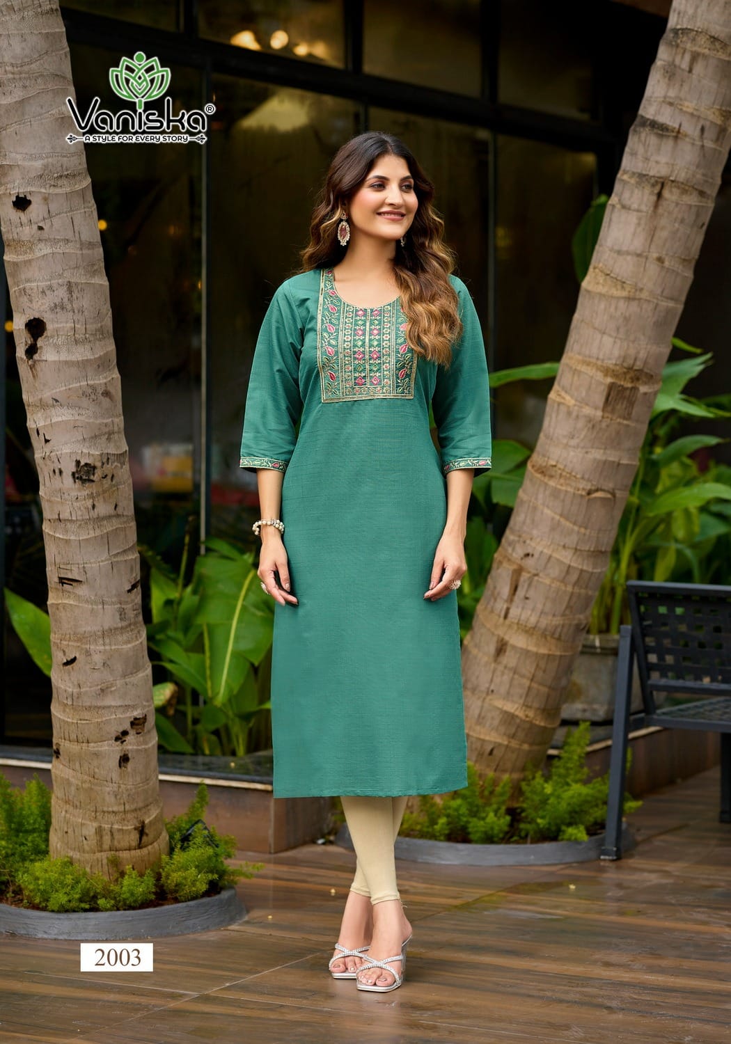 Vaniska Five Star Vol 2 Embroidery Kurti Catalog collection 3