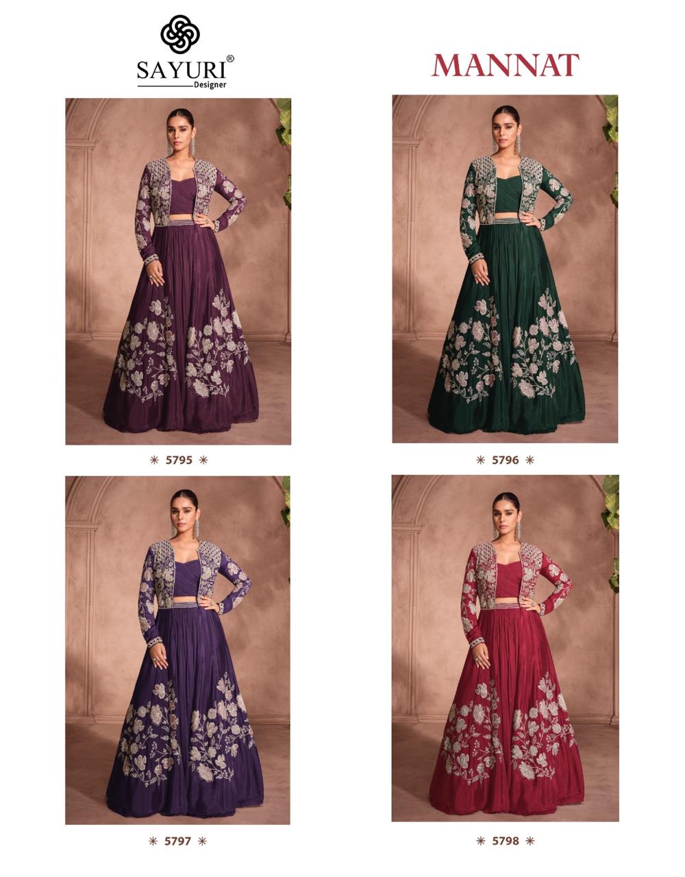 Sayuri Designer Mannat Wedding Party Salwar Suits Catalog collection 10