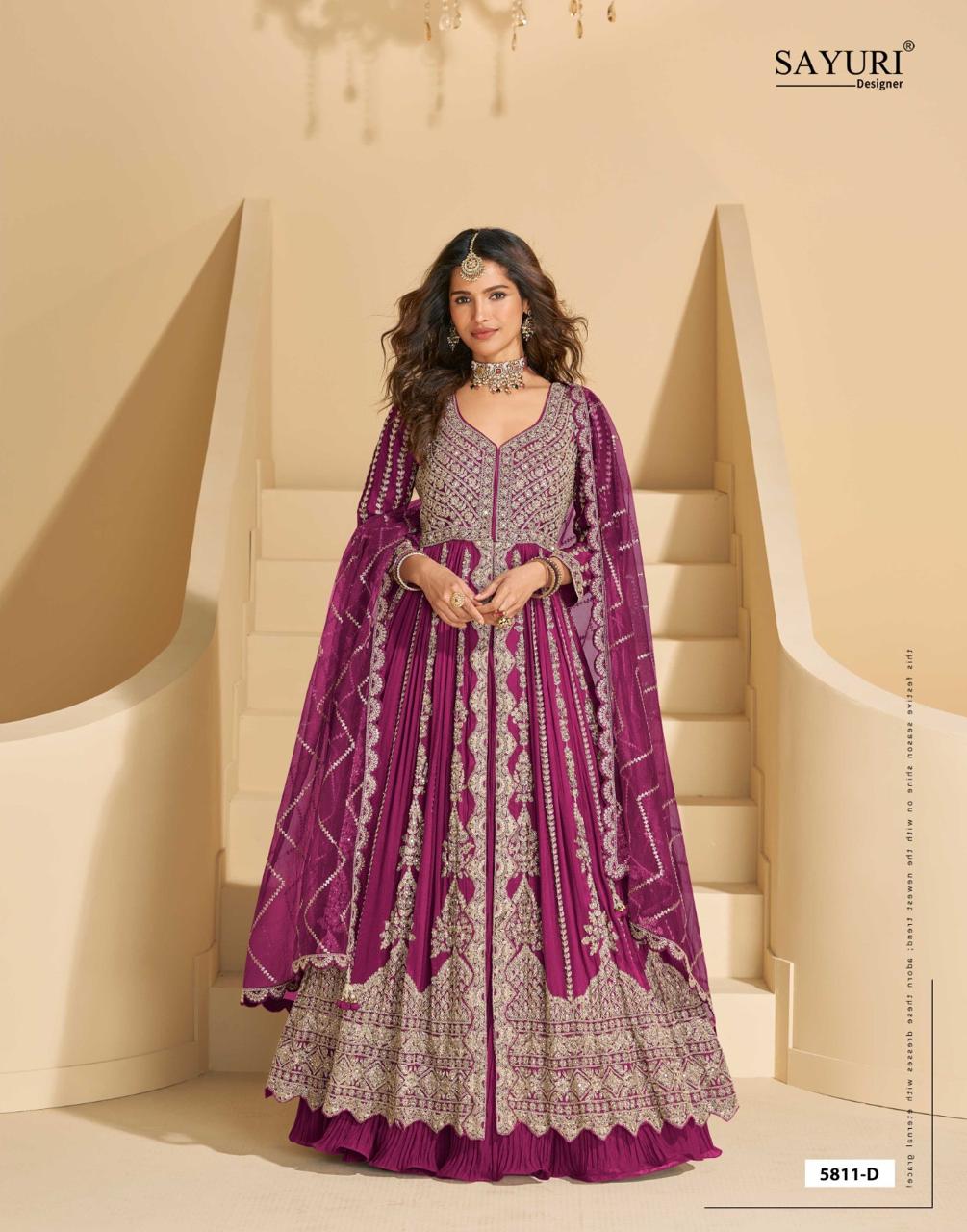 Sayuri Designer Mirza Wedding Party Salwar Suits Catalog collection 2