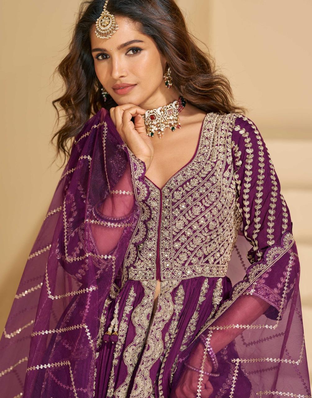 Sayuri Designer Mirza Wedding Party Salwar Suits Catalog collection 8