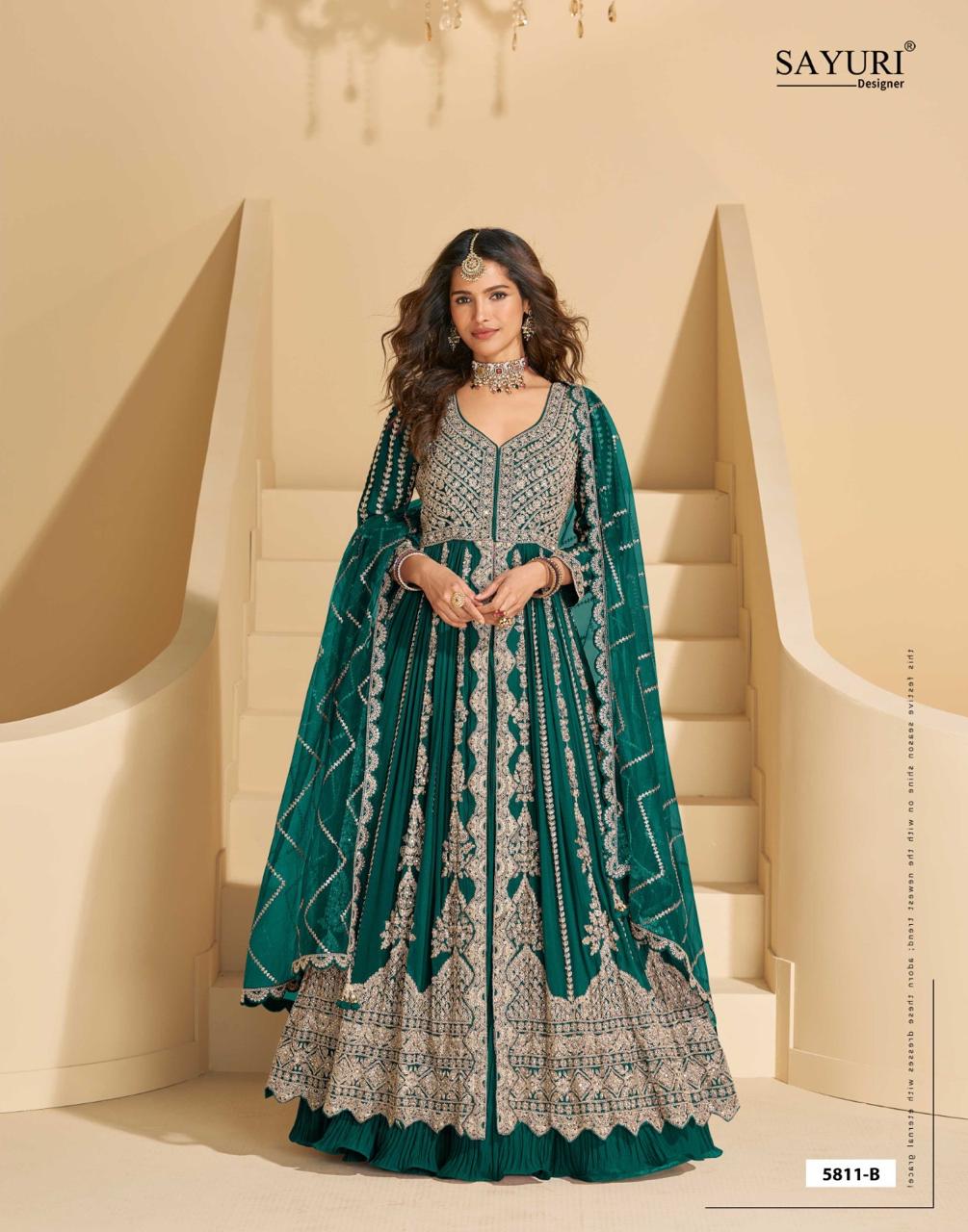 Sayuri Designer Mirza Wedding Party Salwar Suits Catalog collection 6