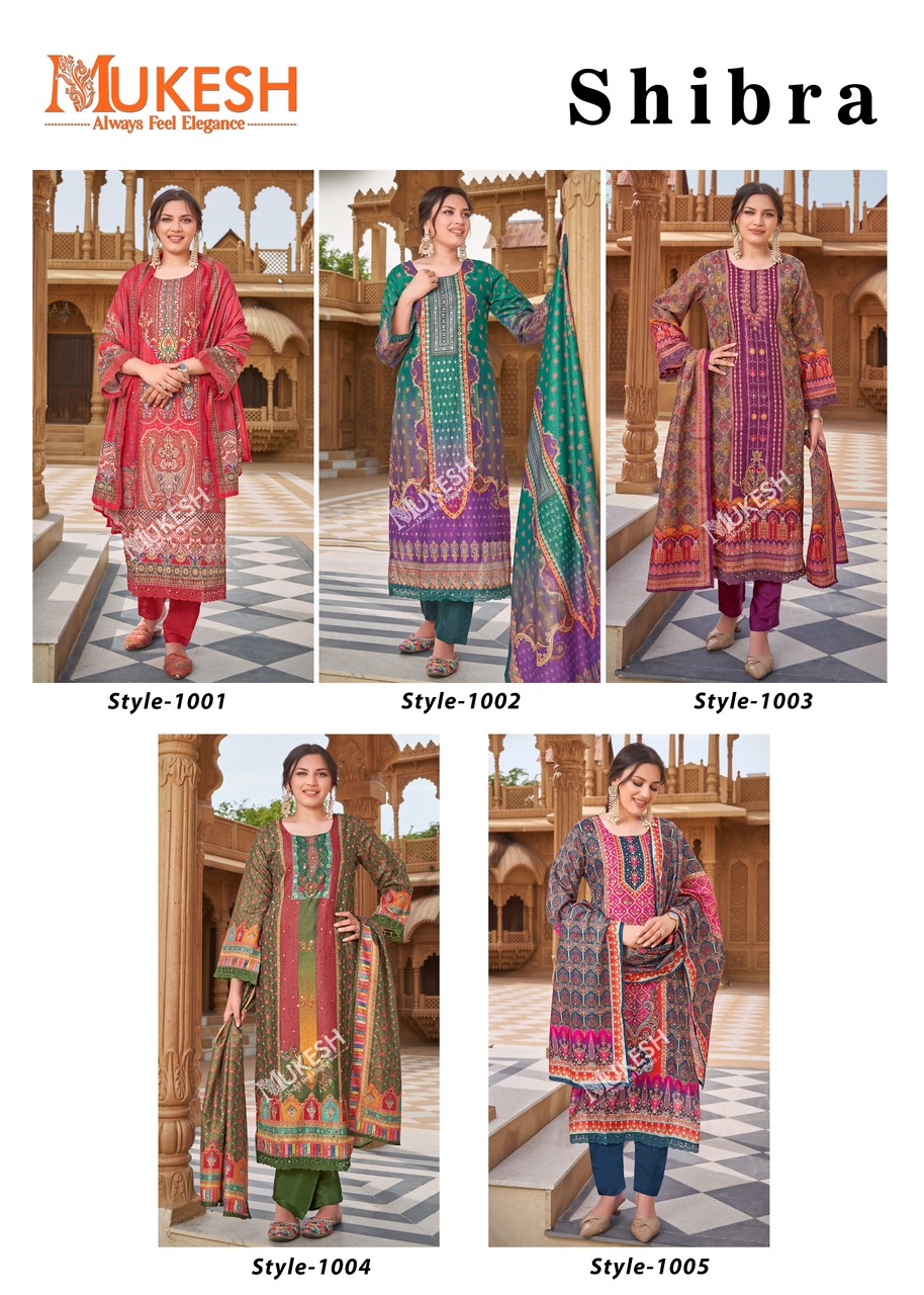 Mukesh Shibra Pakistani Suits Catalog collection 1